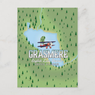 Shymbulak Kazakhstan Ski travel poster Postcard