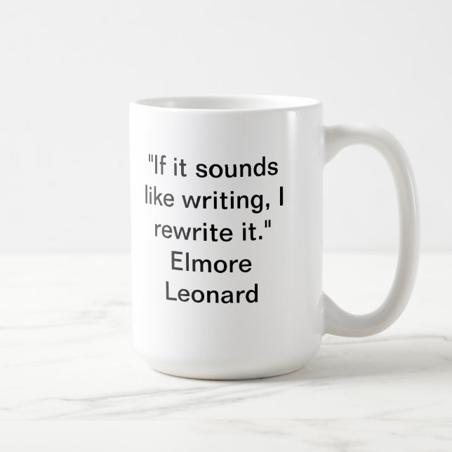 Si cela ressemble à de la tasse d'écriture (Droite)