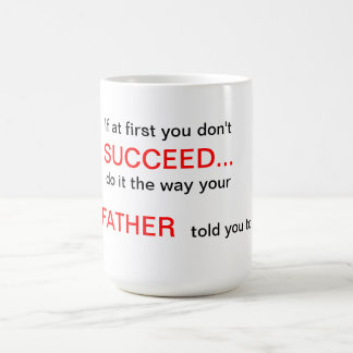 Si d'abord vous ne réussissez pas la tasse de