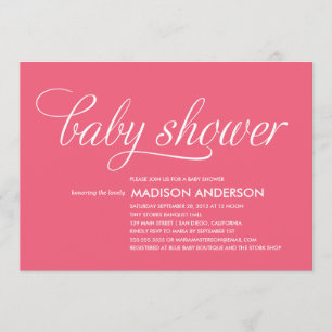 SI DOUCE  INVITATION BABY SHOWER