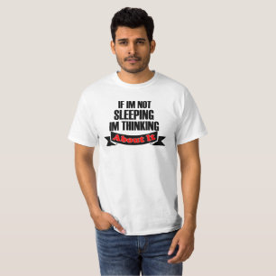si je ne dors pas, j'y pense, t-shirt
