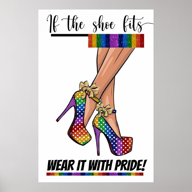 Si la chaussure convient ... Poster (Devant)
