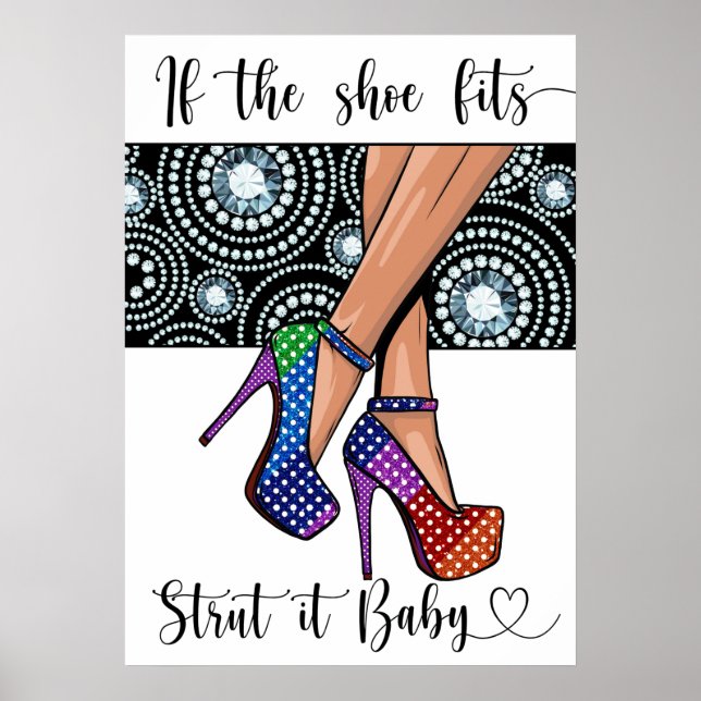 Si la chaussure convient ... Poster (Devant)