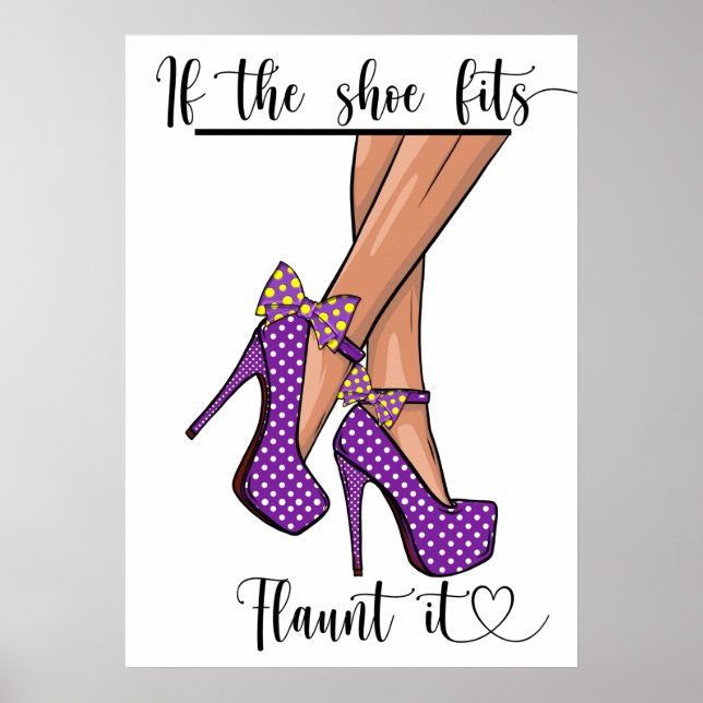 Si la chaussure convient ... Poster (Devant)