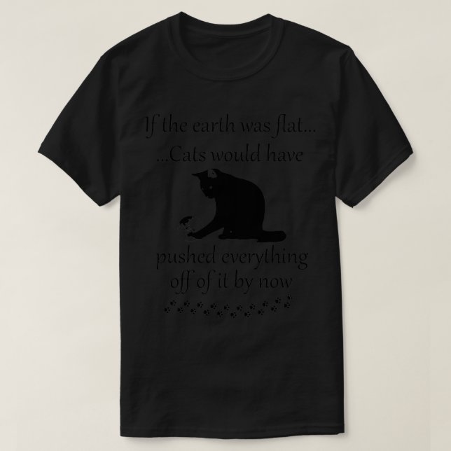 Si la terre était plate Classic TShirt (Design devant)