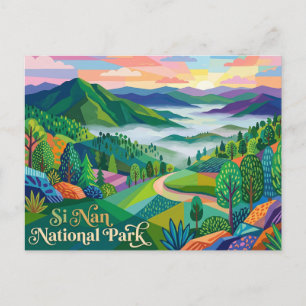 Si Nan National Park Thailand Postcard