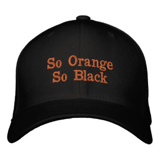 "Si orange. Noircissez ainsi le" casquette avec