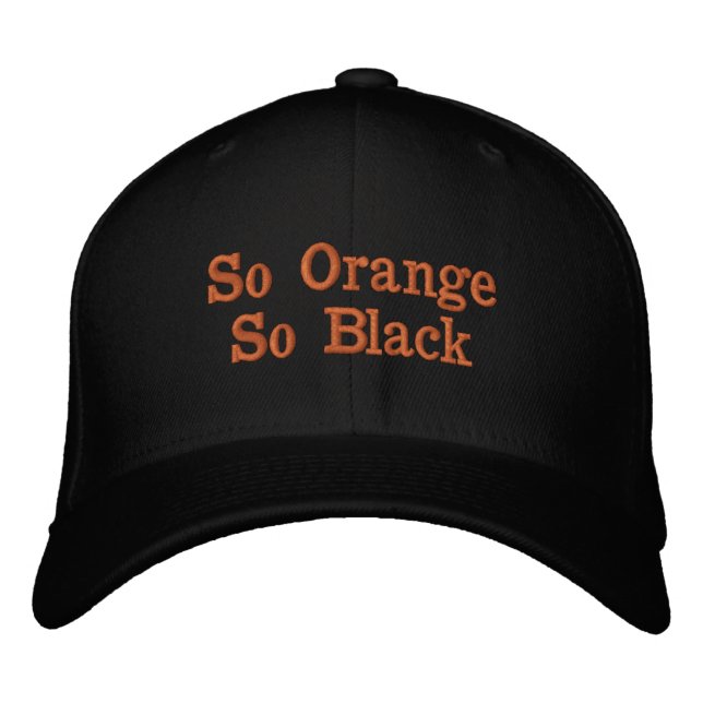 "Si orange. Noircissez ainsi le" casquette avec (Devant)