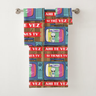 si tienes tv ahi te vez drawstring bag bath towel set