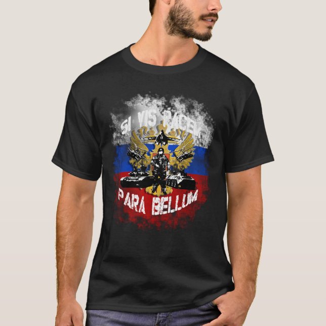 Si vis pacem para bellum russia w. white font Esse T-Shirt (Front)