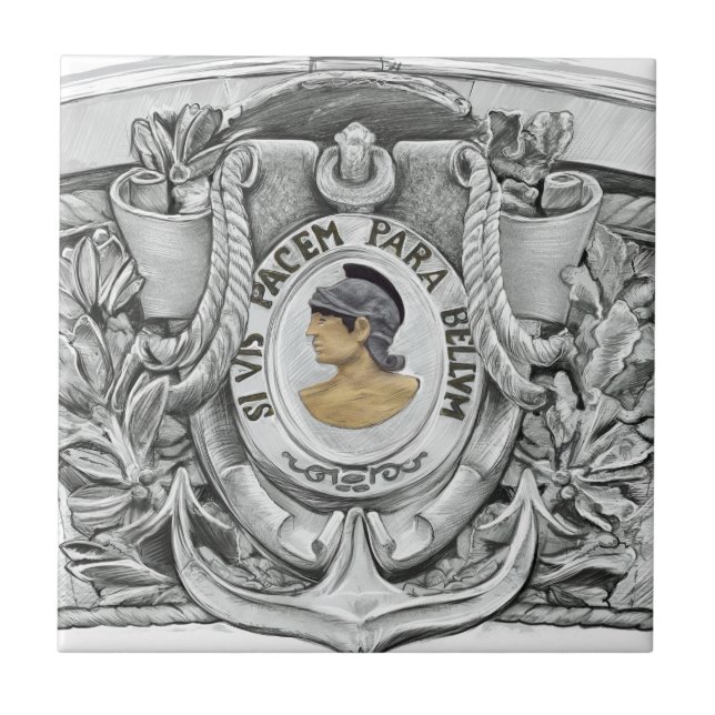 SI VIS PACEM PARA BELLUM TILE (Front)