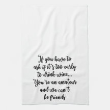 Si vous devez demander la serviette