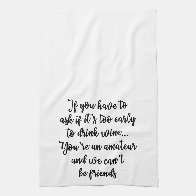 Si vous devez demander la serviette (Vertical)