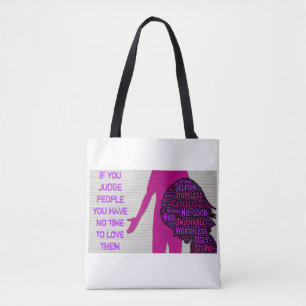 Si vous jugez les gens, sac fourre-tout de citatio