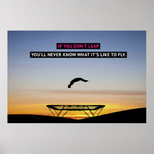 Si vous ne sautez pas - Gymnastique Poster de moti