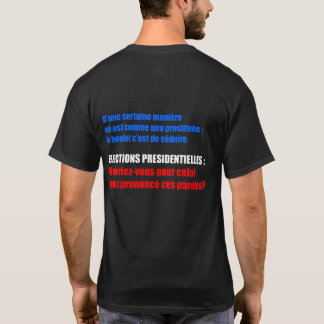 Si vous répondez NON à la question Ne votez pas M T-Shirt