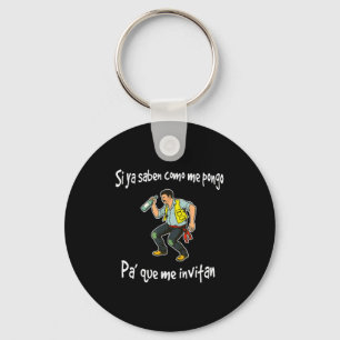 Si ya saben como pongo pa' que invitan funny keychain
