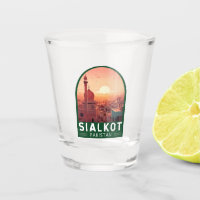 Sialkot Pakistan Travel Art Vintage