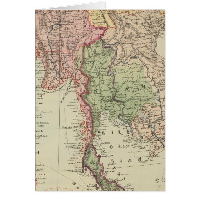 Siam, Birmanie et Anam (Devant)