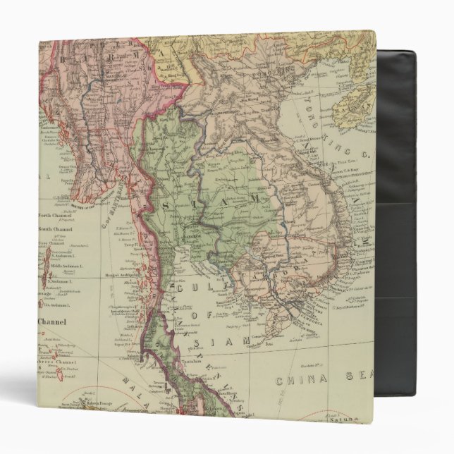 Siam, Burma and Anam Binder (Front/Inside)