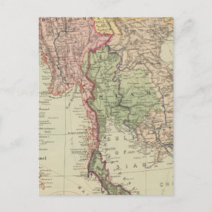 Siam, Burma and Anam Postcard