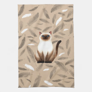 Siam cat Towel
