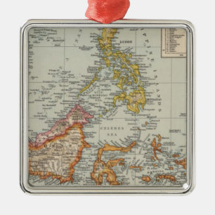 Siam, Malay Archipelago Metal Ornament