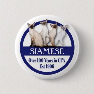Siamese 100 Years Button
