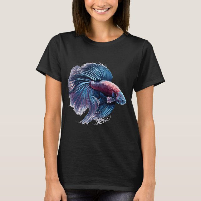 Siamese Betta Fish T-Shirt (Front)