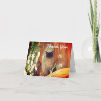 Siamese Cat assis Carte de remerciements