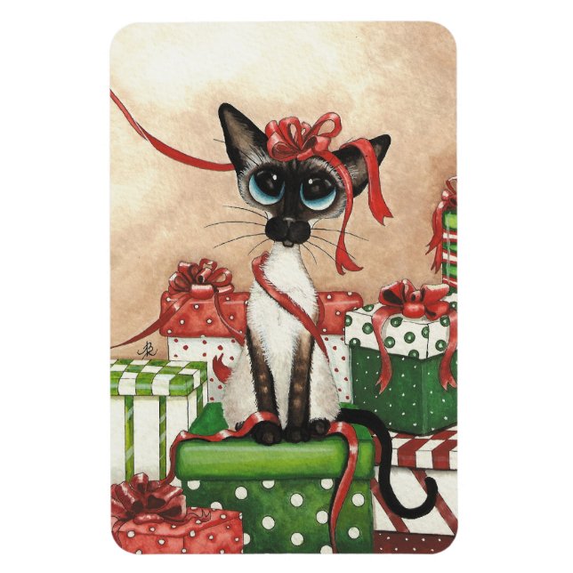 Siamese Cat by BiHrLe Magnet (Vertical)