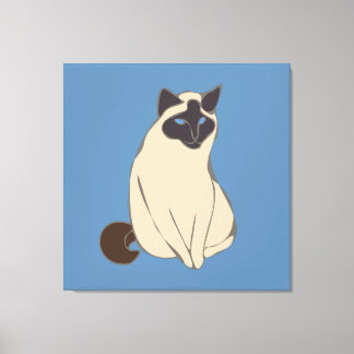 Siamese Cat Canvas Print