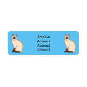Siamese cat cartoon