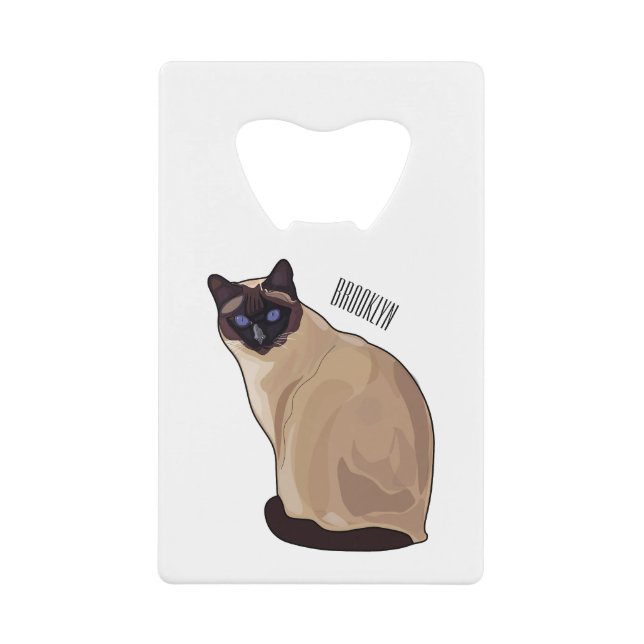 Siamese cat cartoon (Devant)