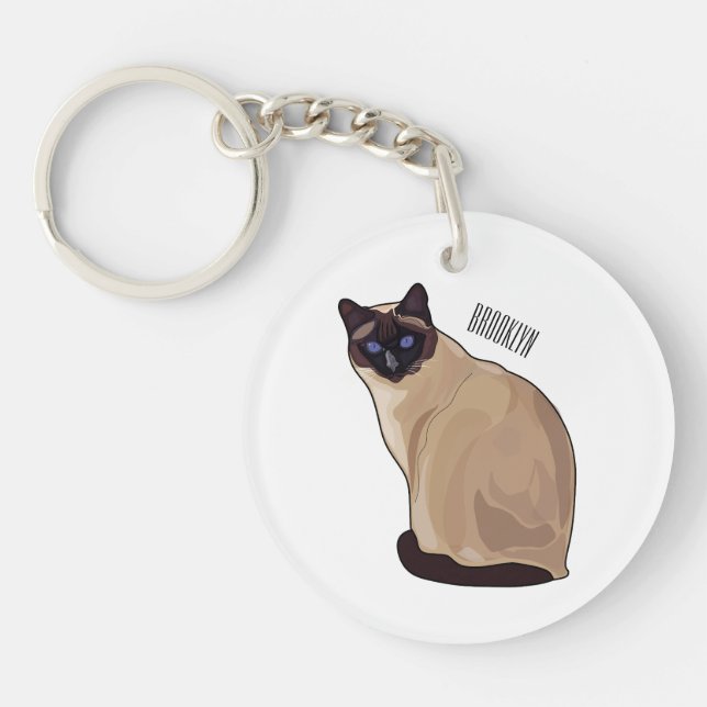 Siamese cat cartoon (Devant)