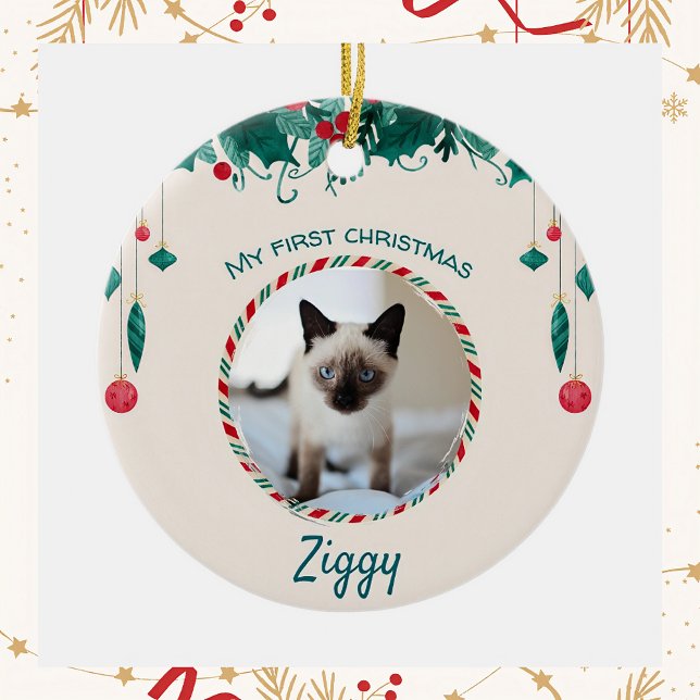Siamese cat ceramic ornament (Creator Uploaded)