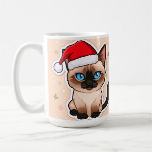 Siamese cat coffee mug