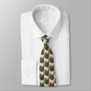Siamese Cat Design Tie