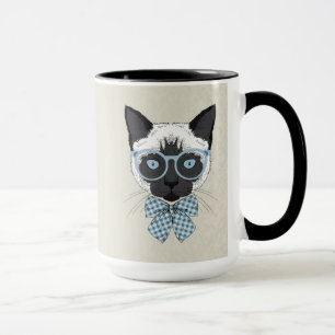 Siamese Cat Fashion Smart Mug