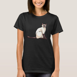 Siamese Cat For Women Men Kids  Love My Siamese Ca T-Shirt