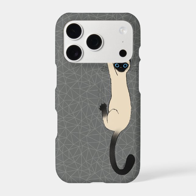 Siamese Cat Hanging On | Funny Cat (Back)