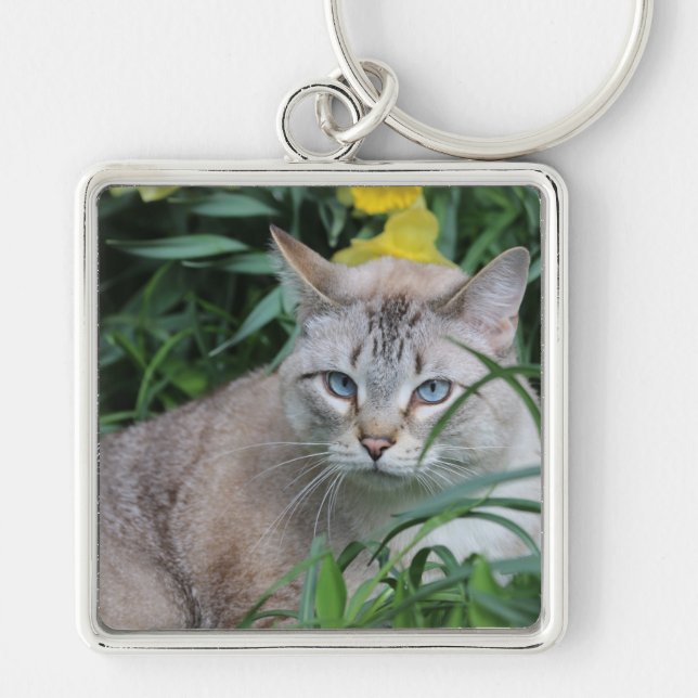 Siamese Cat Keychain (Front)