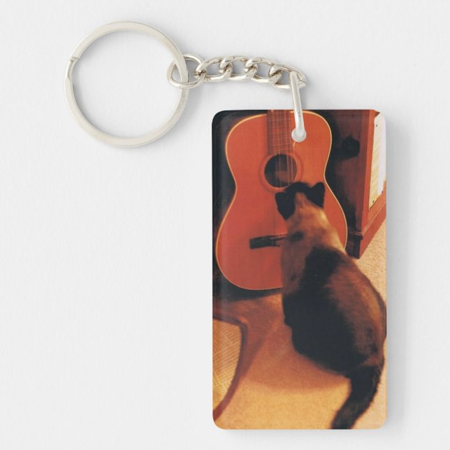 Siamese Cat Keychain (Front)