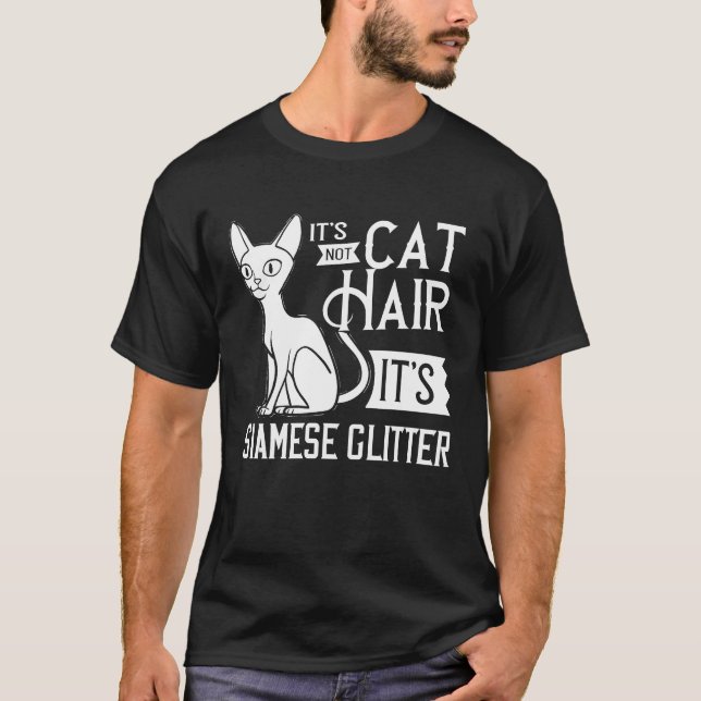 Siamese Cat  Kitten Owner T-Shirt (Front)
