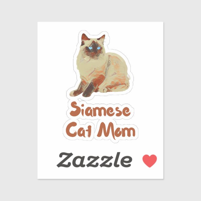 Siamese Cat Mom (Sheet)
