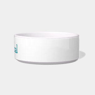 Siamese Cat Name Customizable Bowl