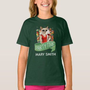 Siamese Cat Party T-Shirt