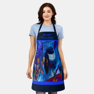 Siamese Cat Posing Abstract Personalized Apron