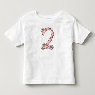 Siamese Cat Second Birthday For Kids Cats Toddler T-shirt