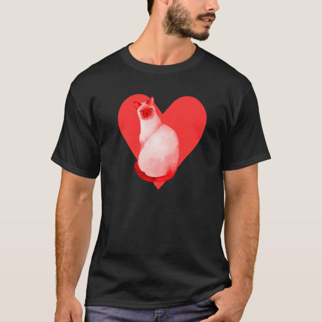 Siamese Cat T-Shirt (Front)